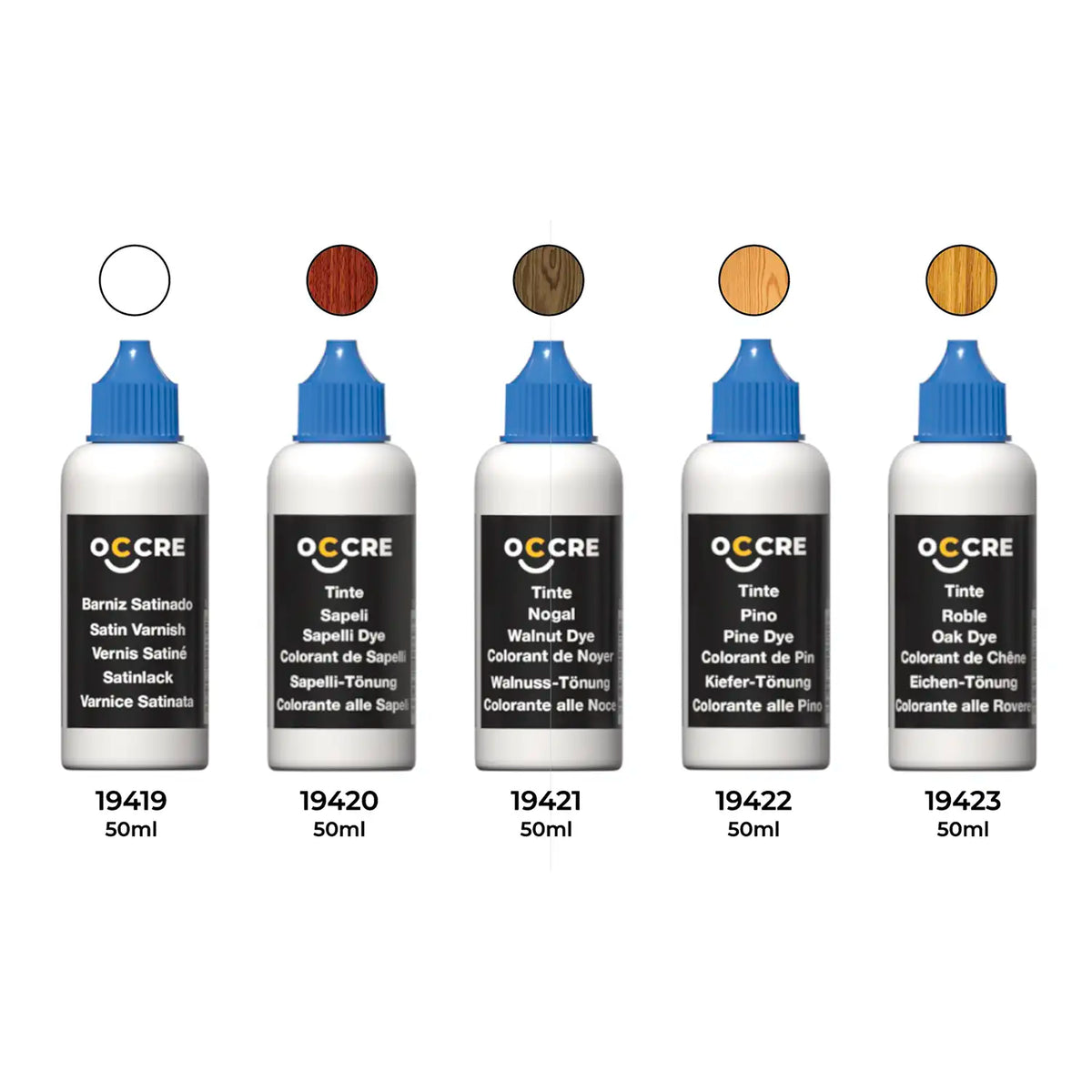 Pack Teintes et Vernis Acrylique 50 ml