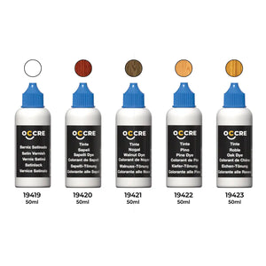 Pack de Corantes e Verniz Acrílicas 50 ml