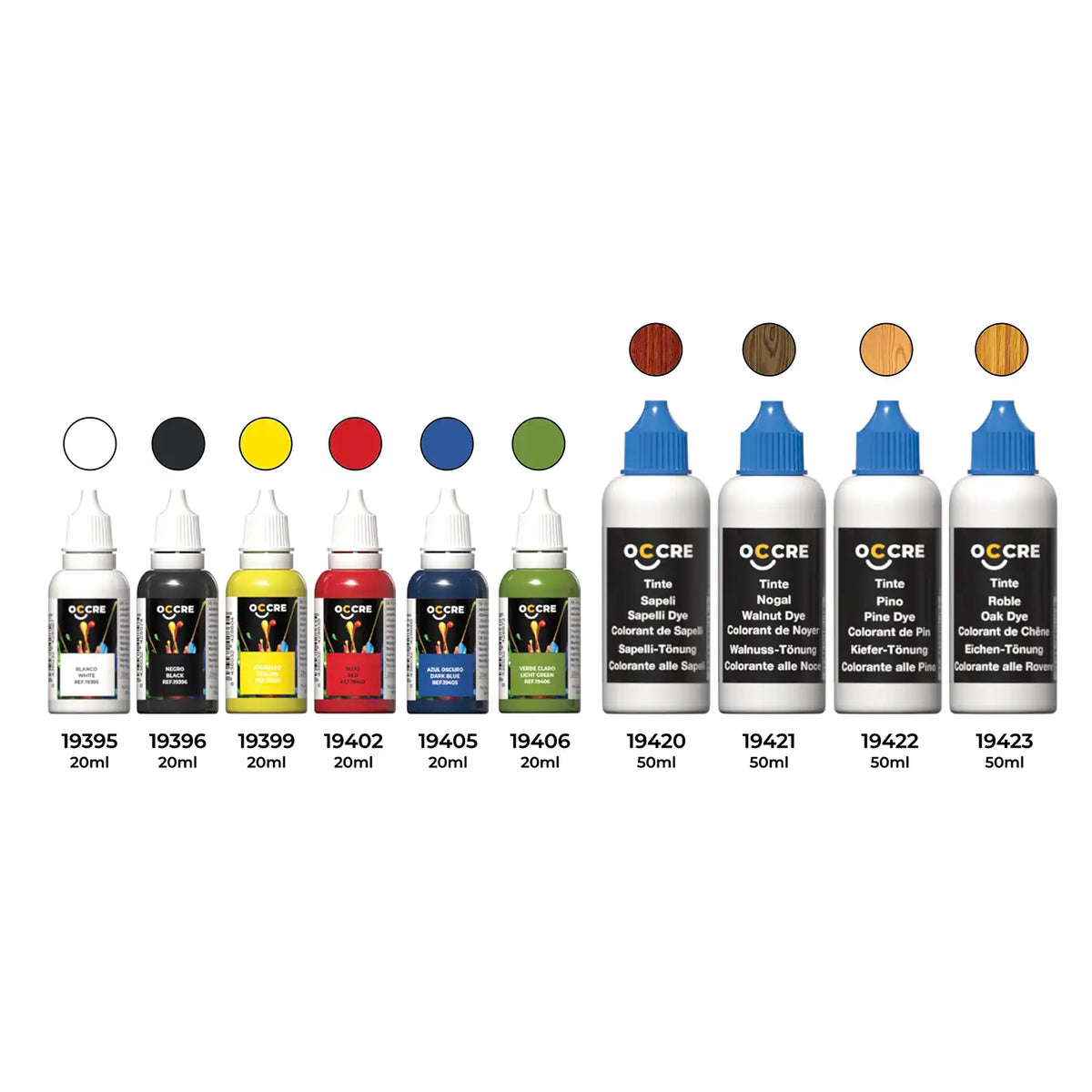 Pack de pinturas básico con tintes
