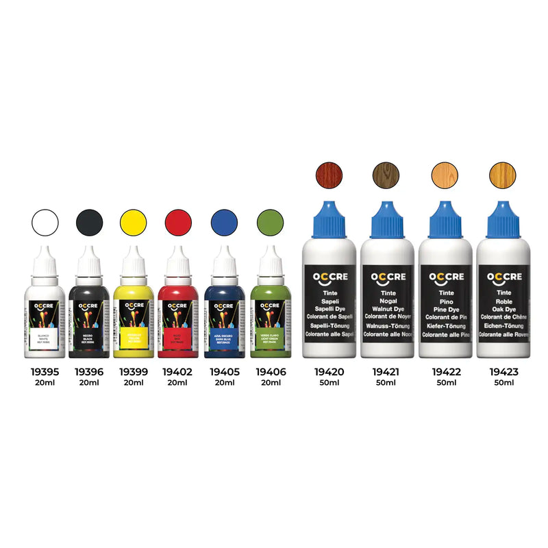 Pack de pinturas básico con tintes