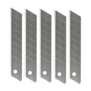 Lot de 5 lames de rechange 18 mm pour cutter