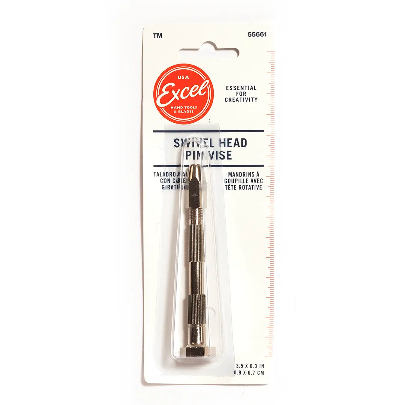 Precision pin vise with swivel head