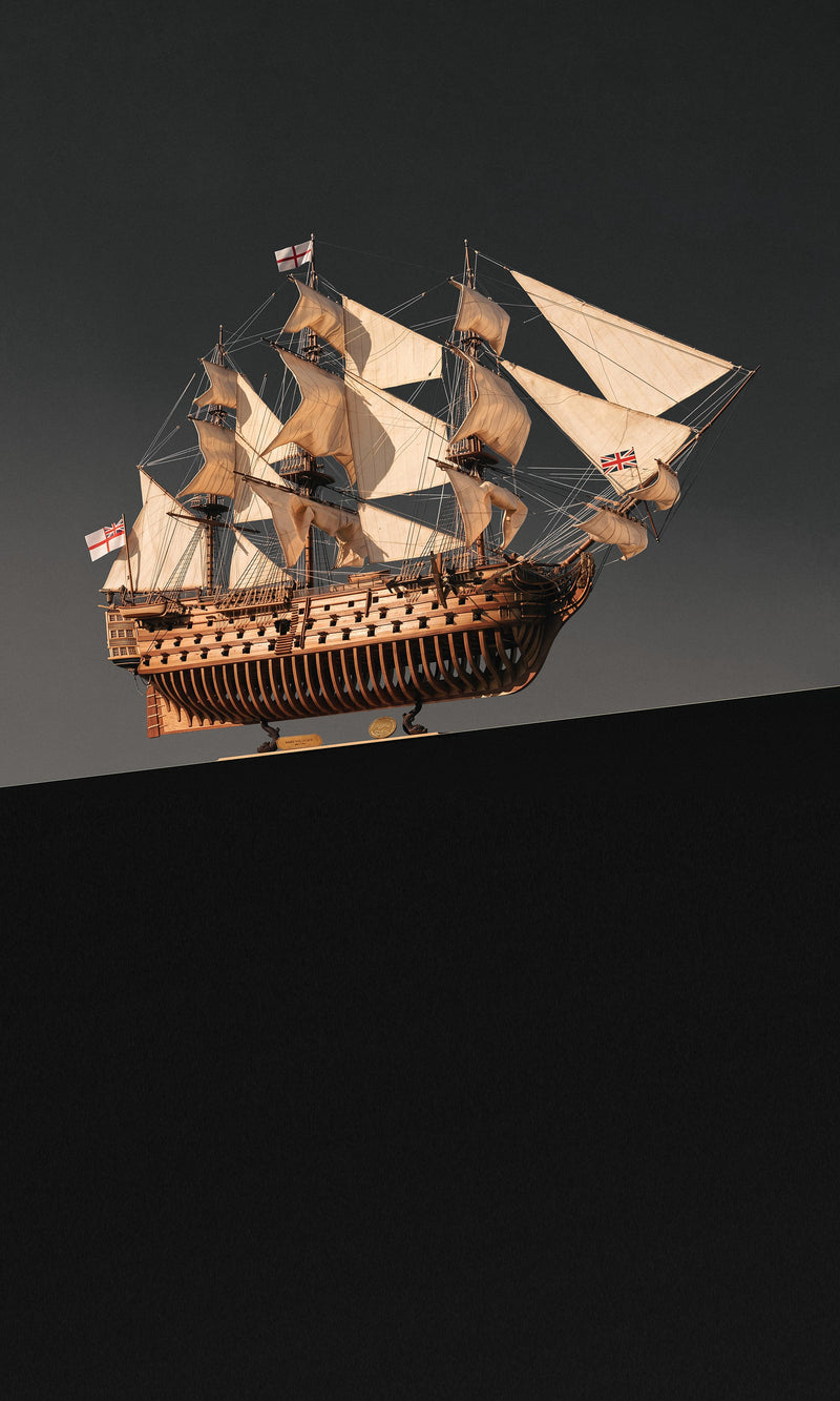 Así se construye la Maqueta del HMS Victory