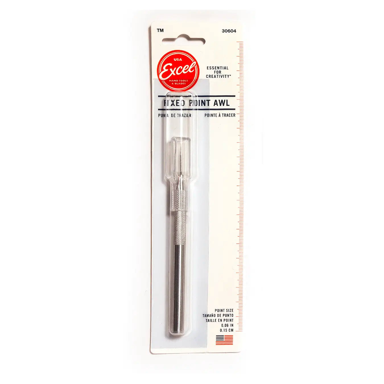 Needle point awl for engraving and fine scribing