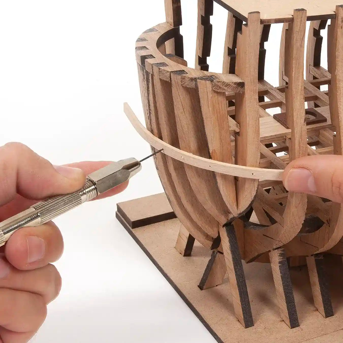 Fine drill bit set (20 pcs) with dome organizer