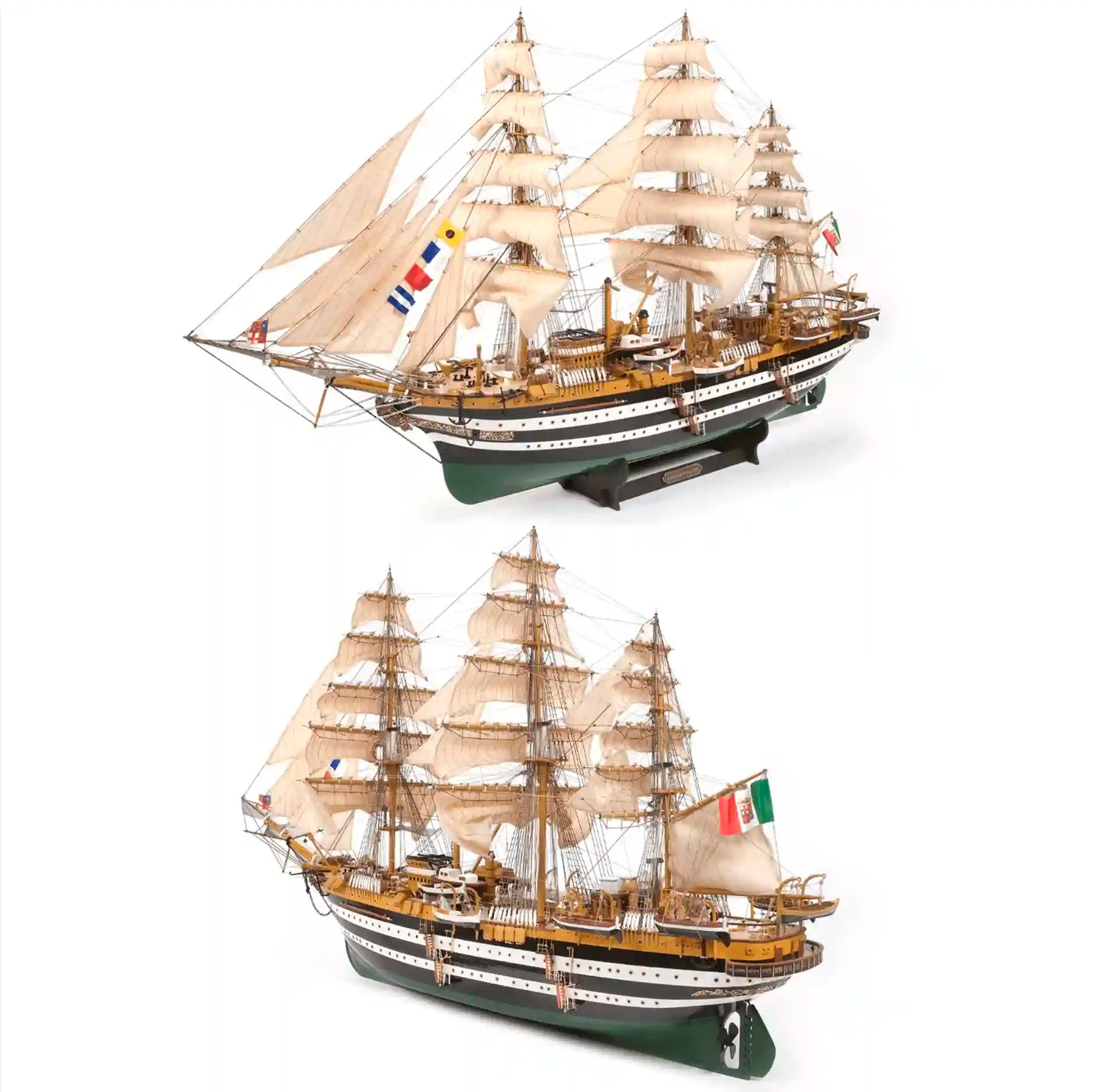 Maqueta de barco de madera Amerigo Vespucci
