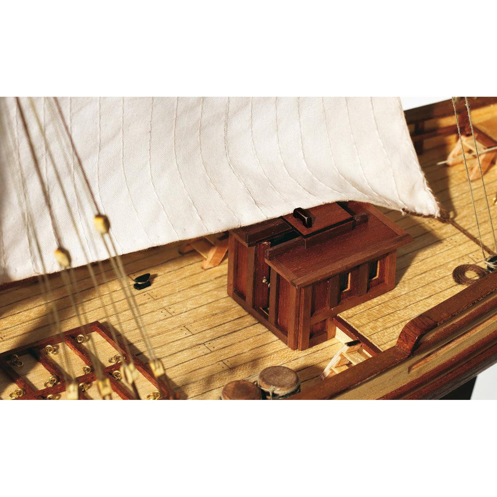 Maqueta de barco de madera San Juan