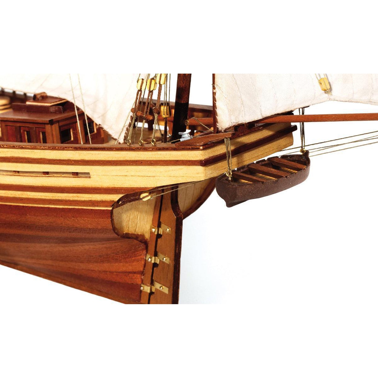 Maqueta de barco de madera San Juan