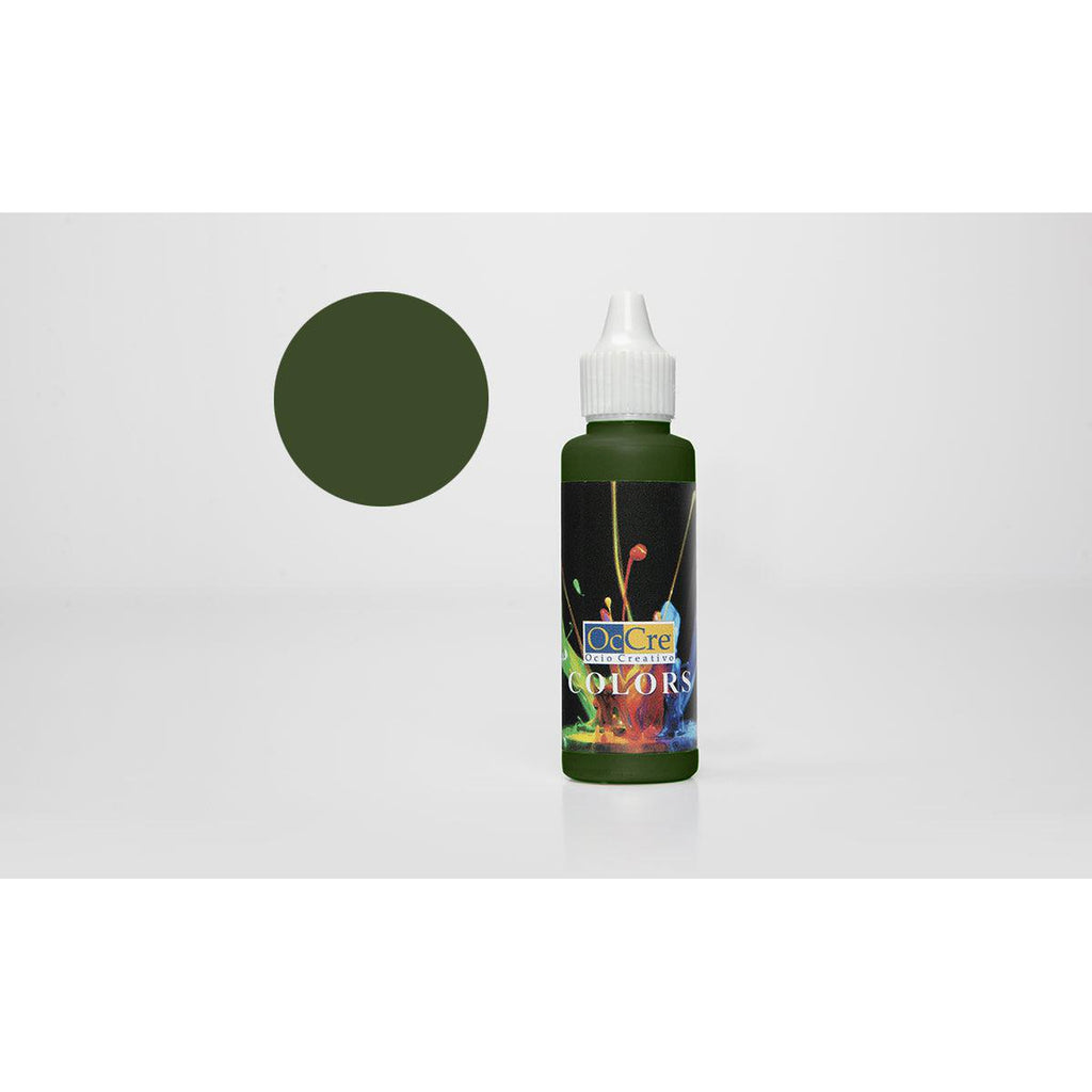 OcCre - Color Verde | Pintura Acrílica al Agua | 30 ml