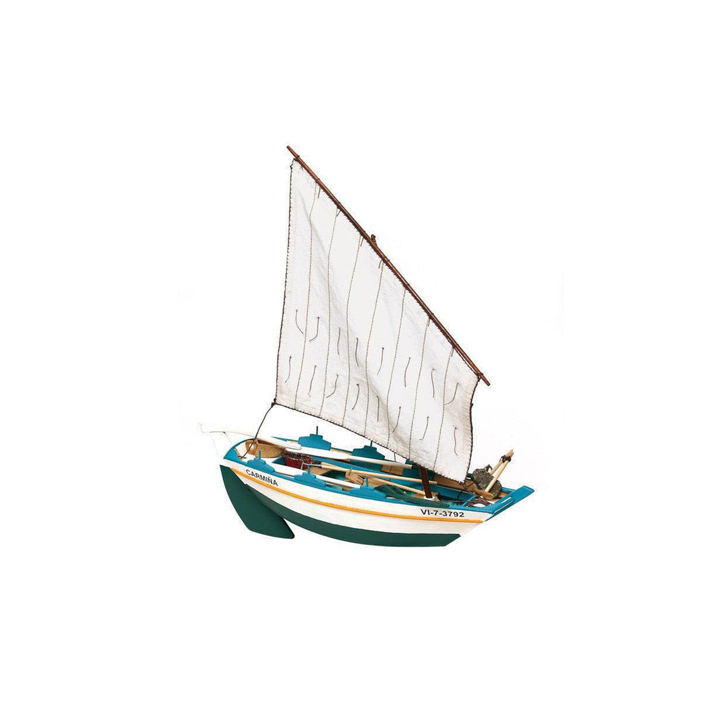 Maqueta de barco de madera Carmiña