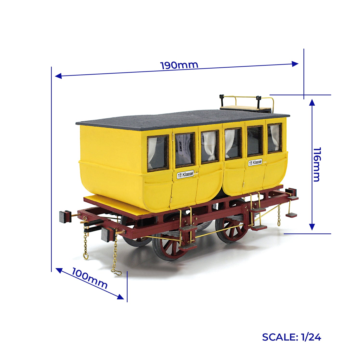 Buy Adler coach. OcCre railway model. Railroading. - Fast Shipping