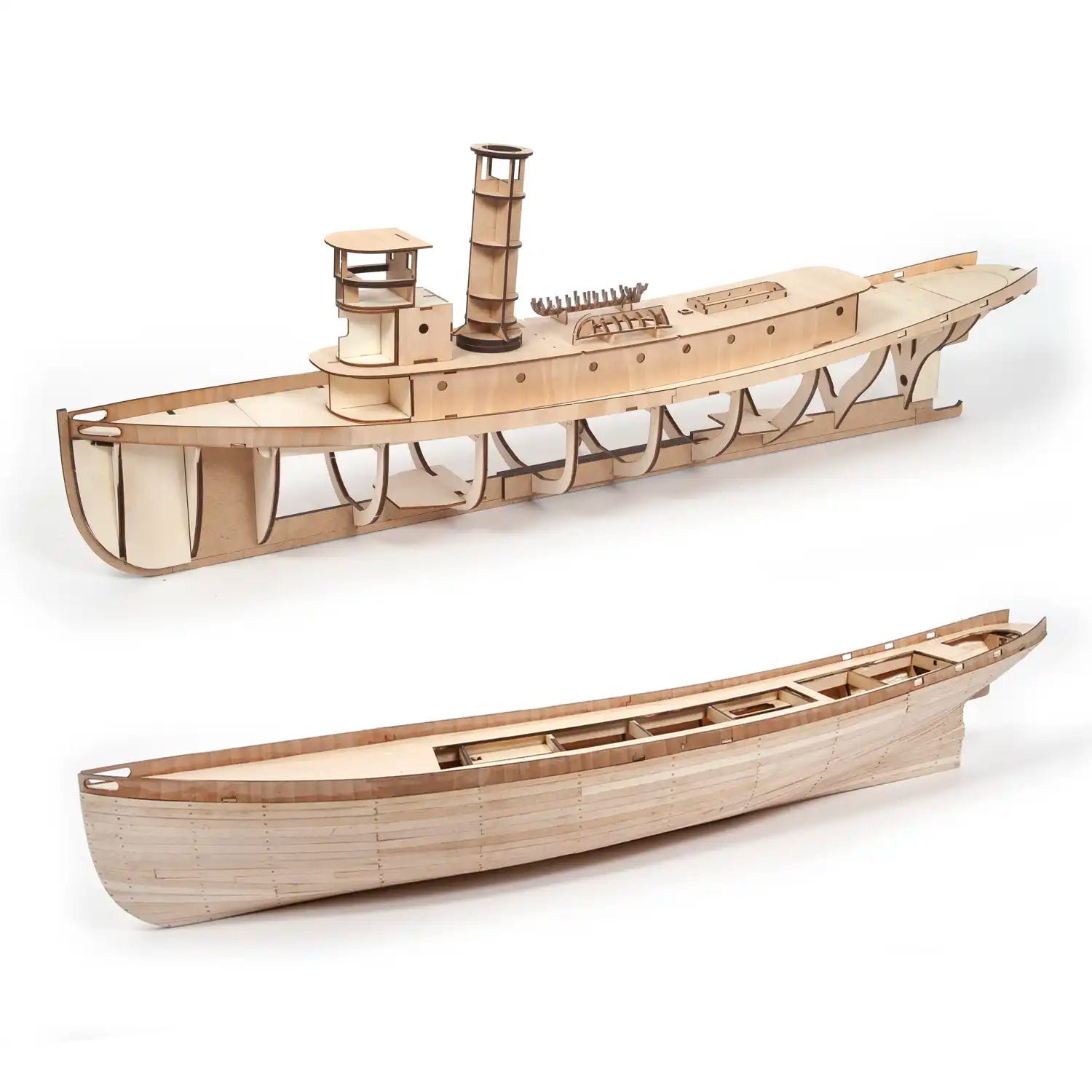 Maqueta barco de madera remolcador HERCULES RC OcCre