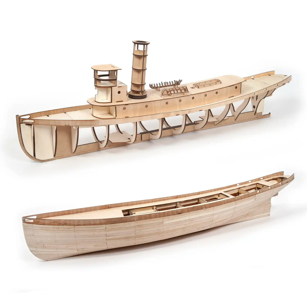 Maqueta barco de madera remolcador HERCULES RC OcCre