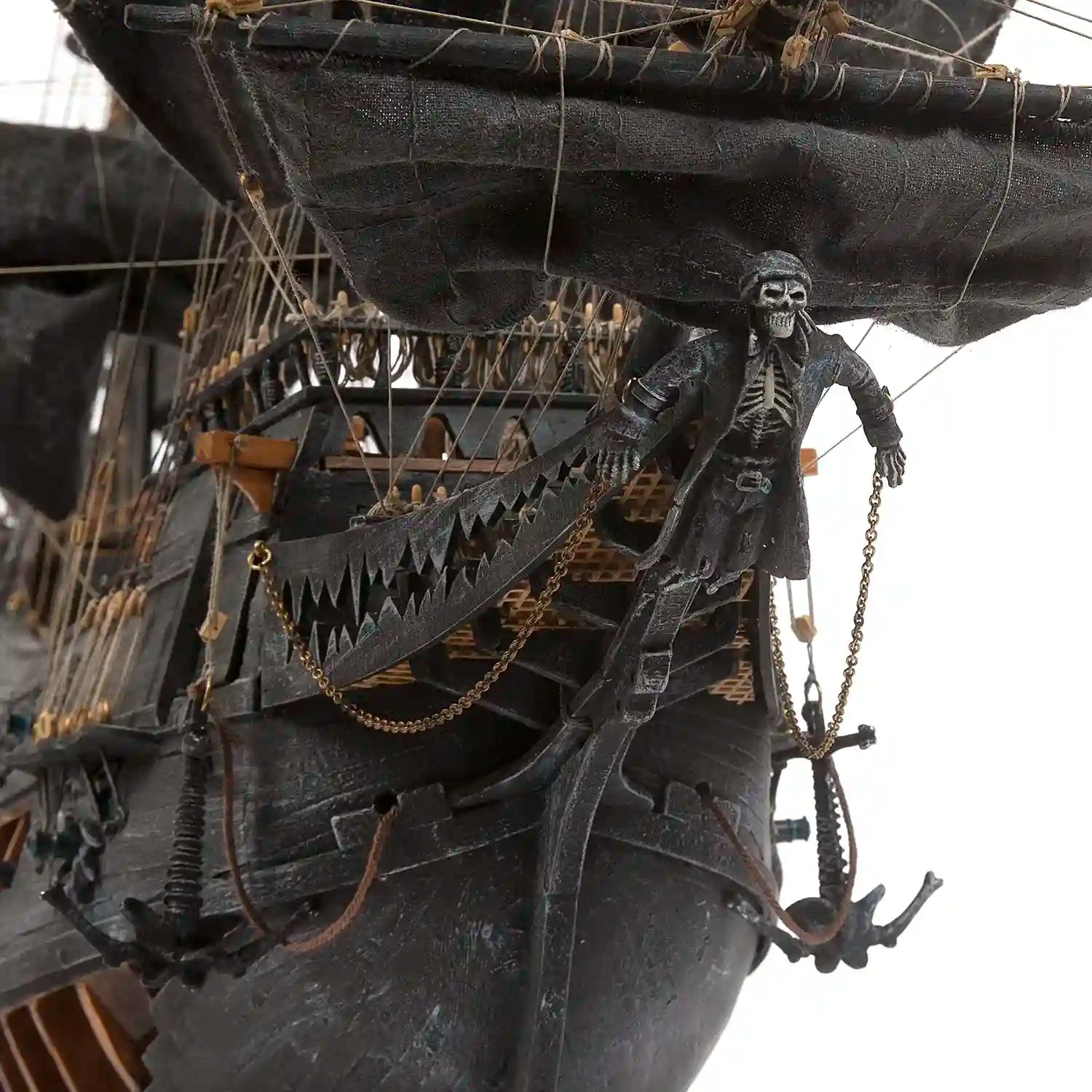 Maqueta de barco de madera el Holandés Errante (Flying Dutchman)