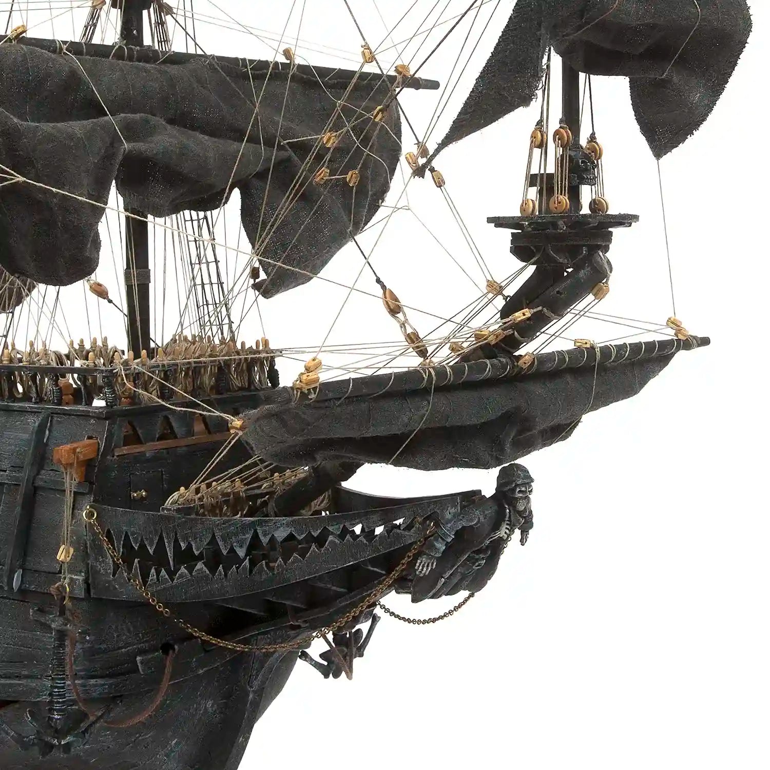 Maqueta de barco de madera el Holandés Errante (Flying Dutchman)
