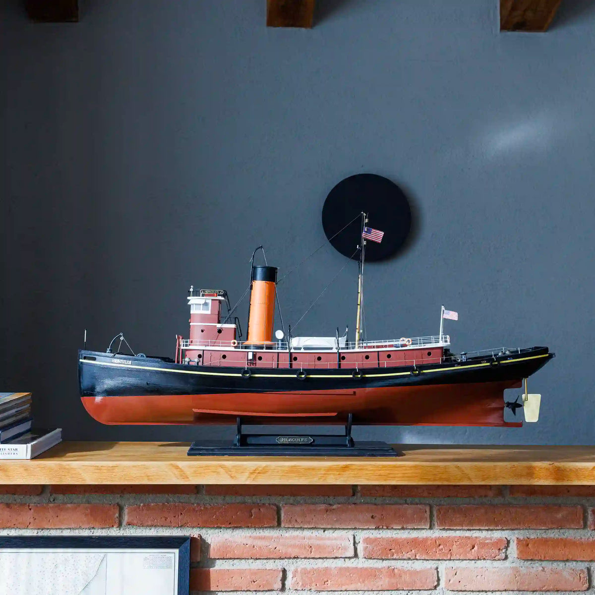 Maqueta barco de madera remolcador HERCULES RC OcCre