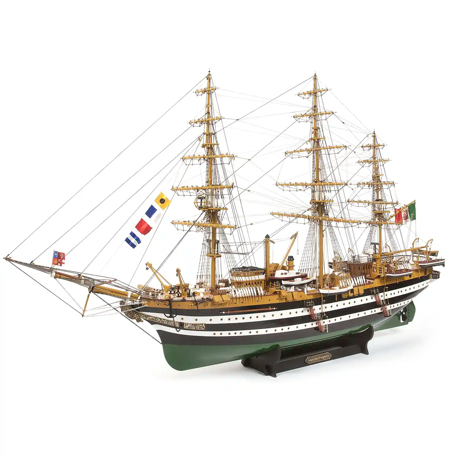 Maqueta de barco de madera Amerigo Vespucci