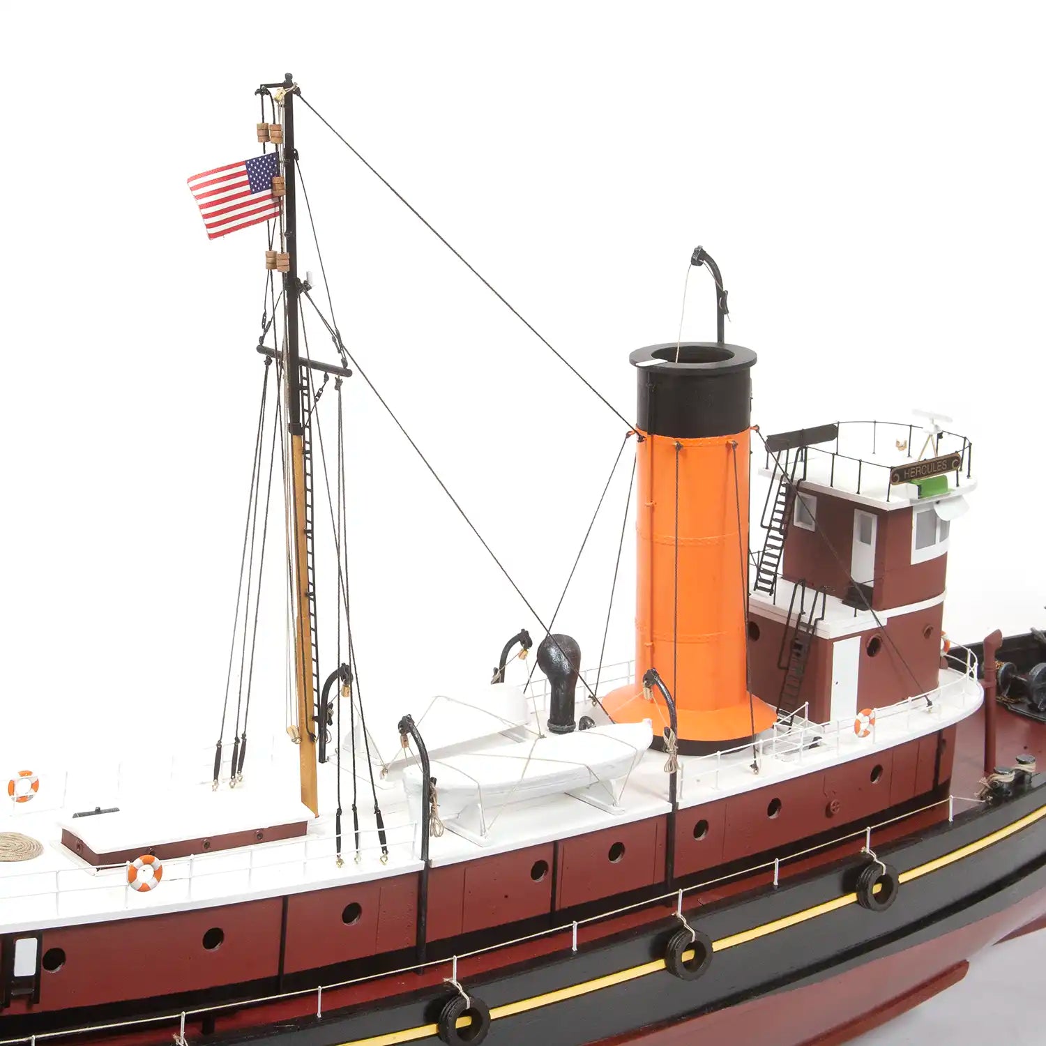 Maqueta barco de madera remolcador HERCULES RC OcCre