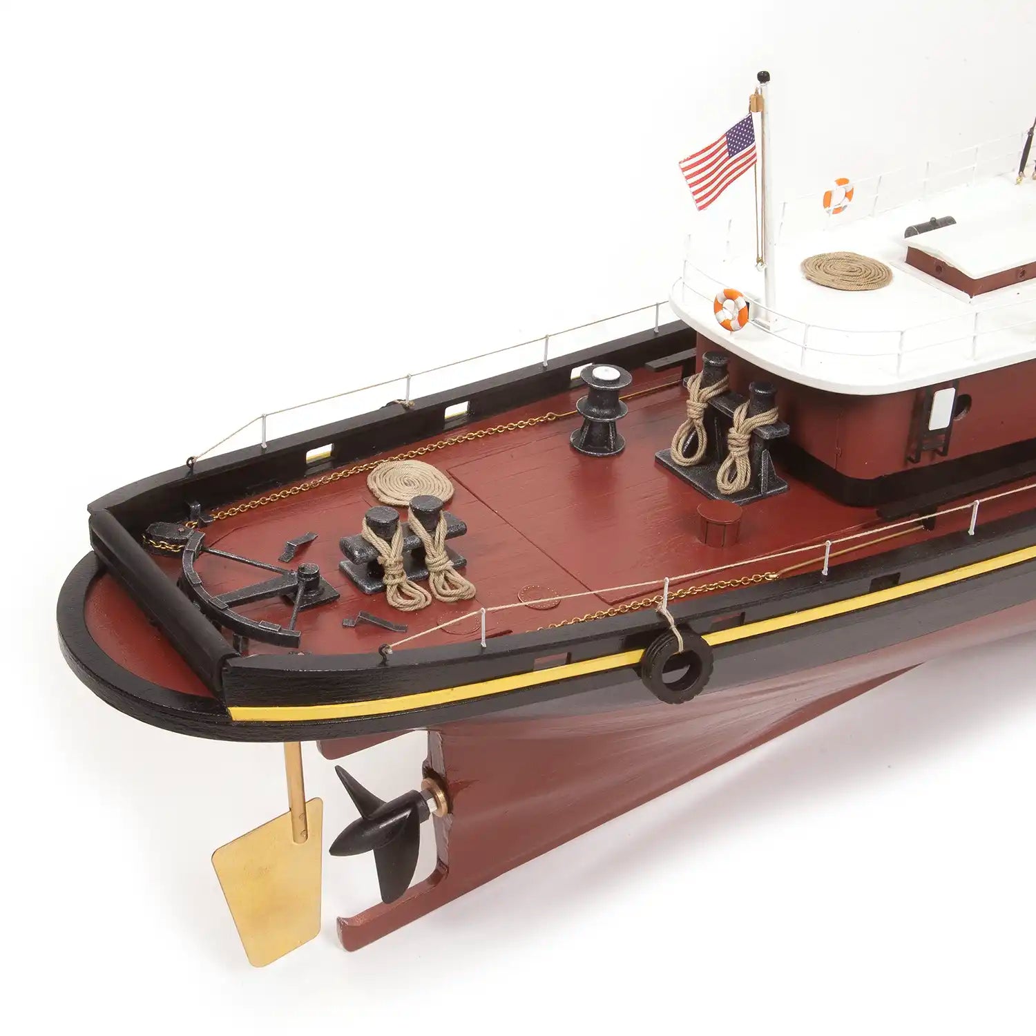 Maqueta barco de madera remolcador HERCULES RC OcCre