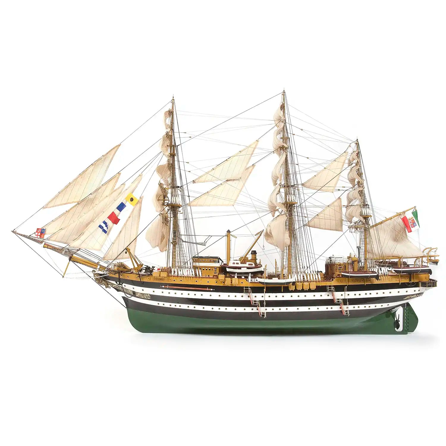 Maqueta de barco de madera Amerigo Vespucci