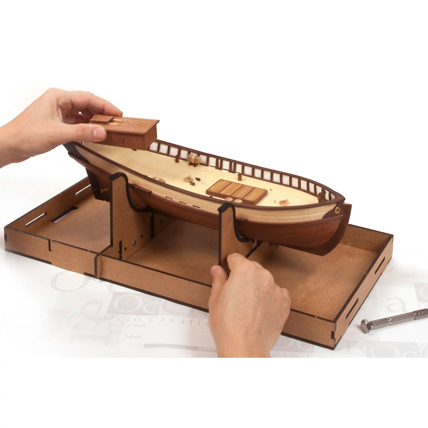 Soporte de trabajo para modelismo y maquetas