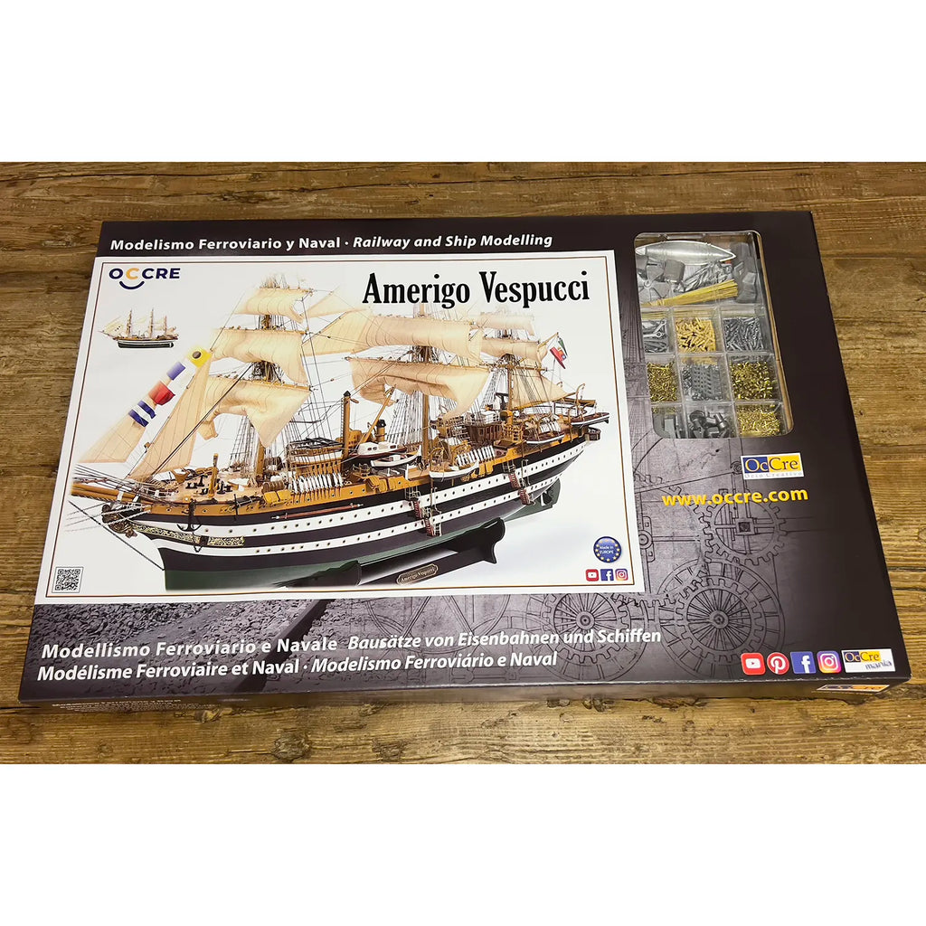 Maqueta de barco de madera Amerigo Vespucci