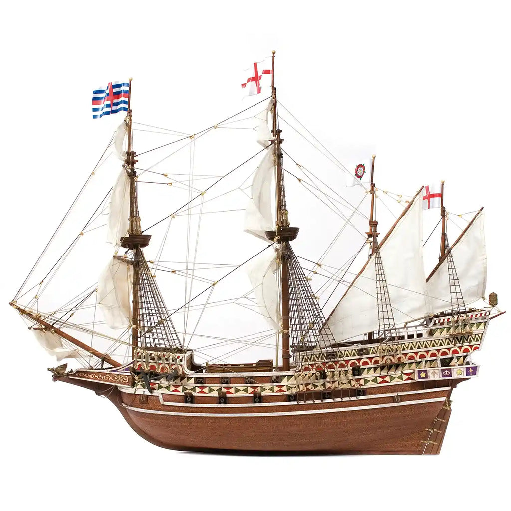 Maqueta de barco de madera HMS Revenge