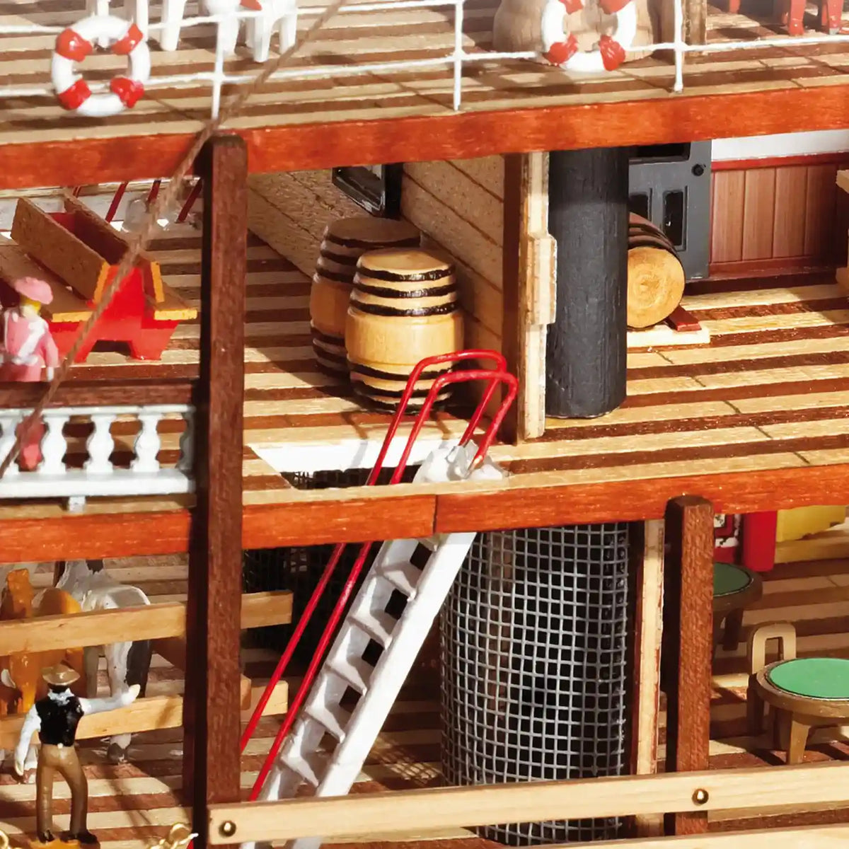 Maqueta de barco de madera Mississippi