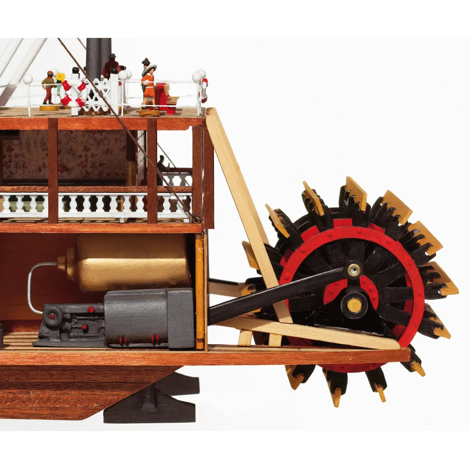 Maqueta de barco de madera Mississippi