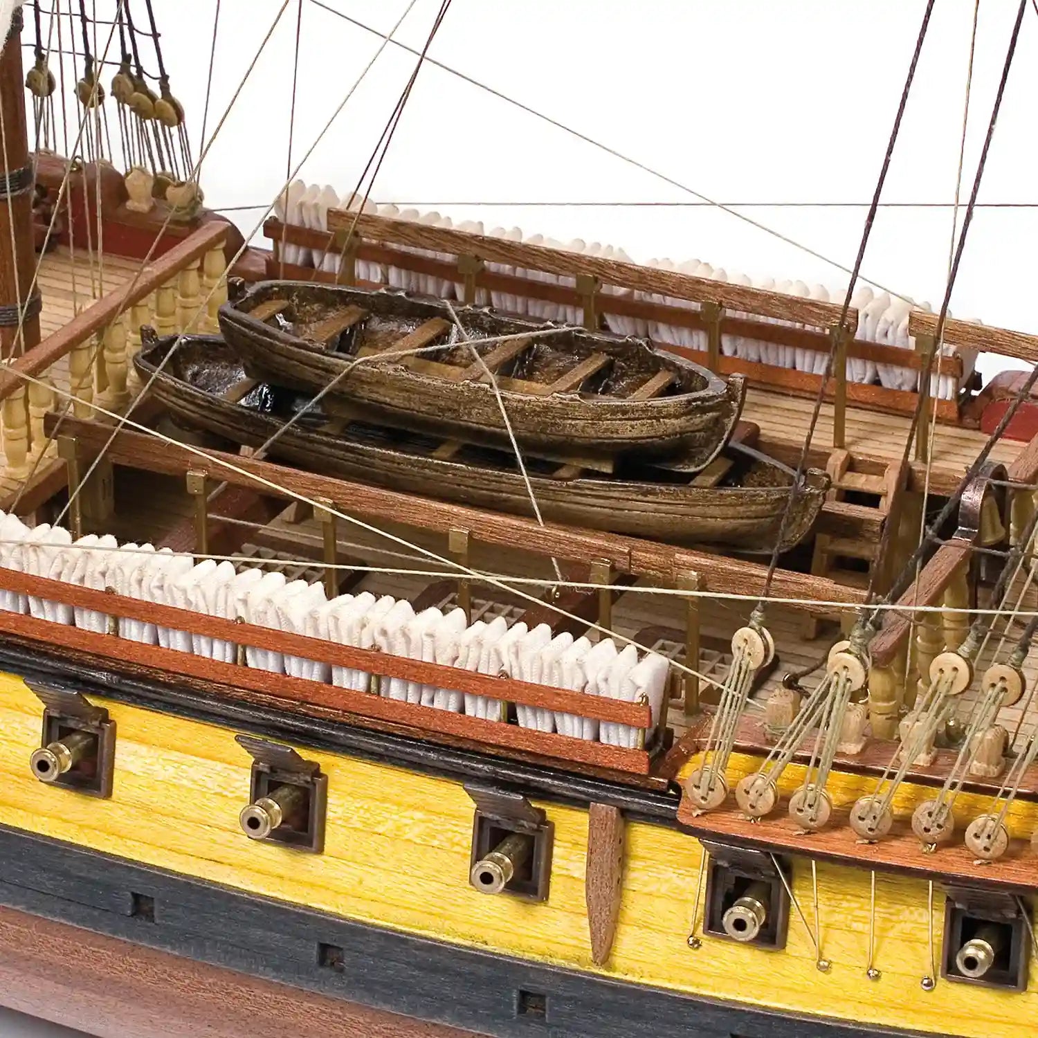 Maqueta de barco de madera Nuestra Señora de las Mercedes