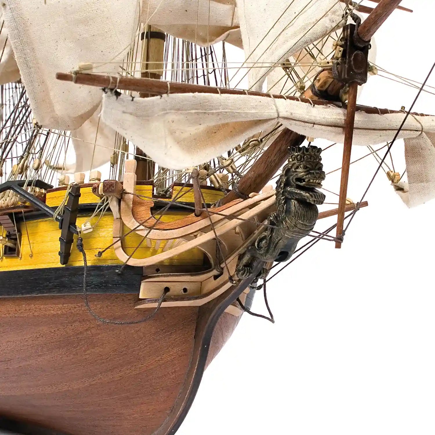 Maqueta de barco de madera Nuestra Señora de las Mercedes