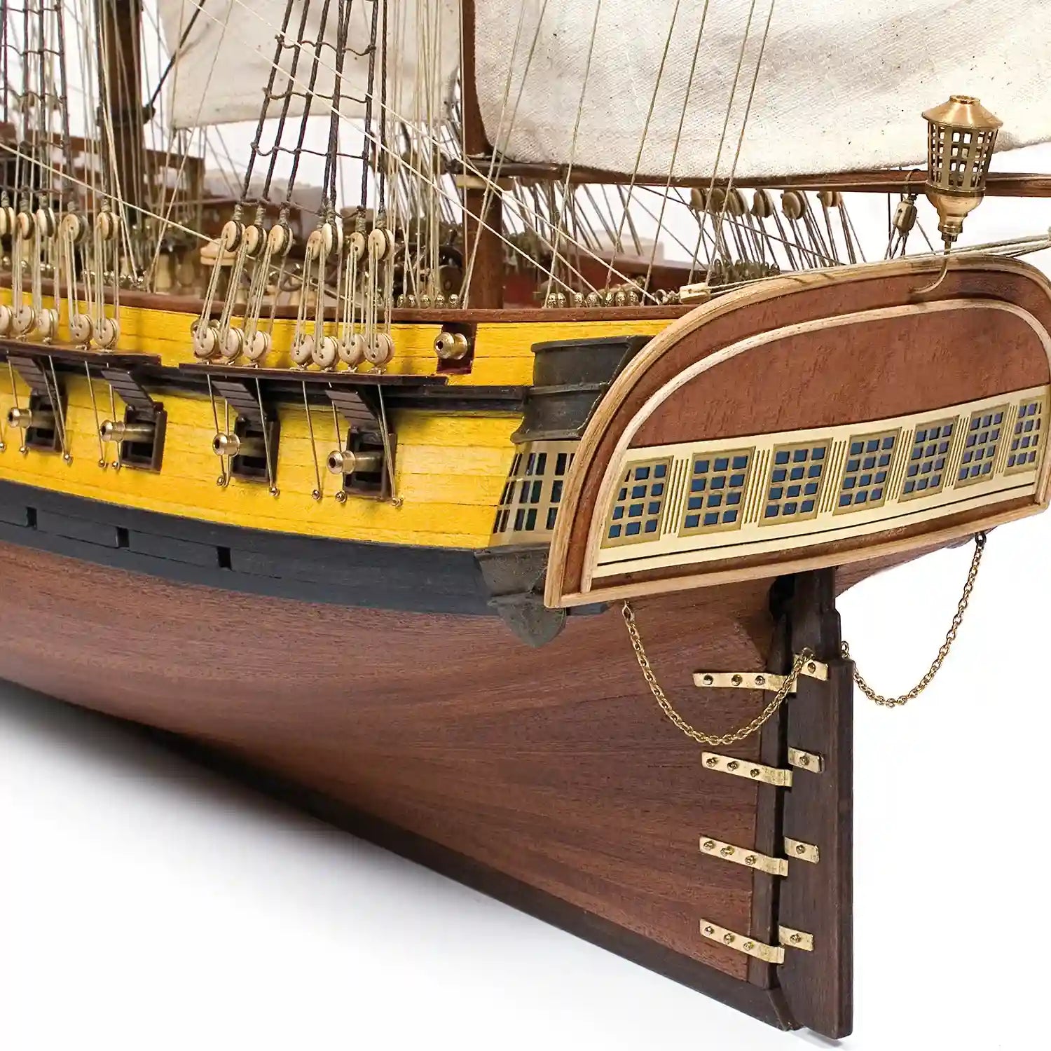 Maqueta de barco de madera Nuestra Señora de las Mercedes