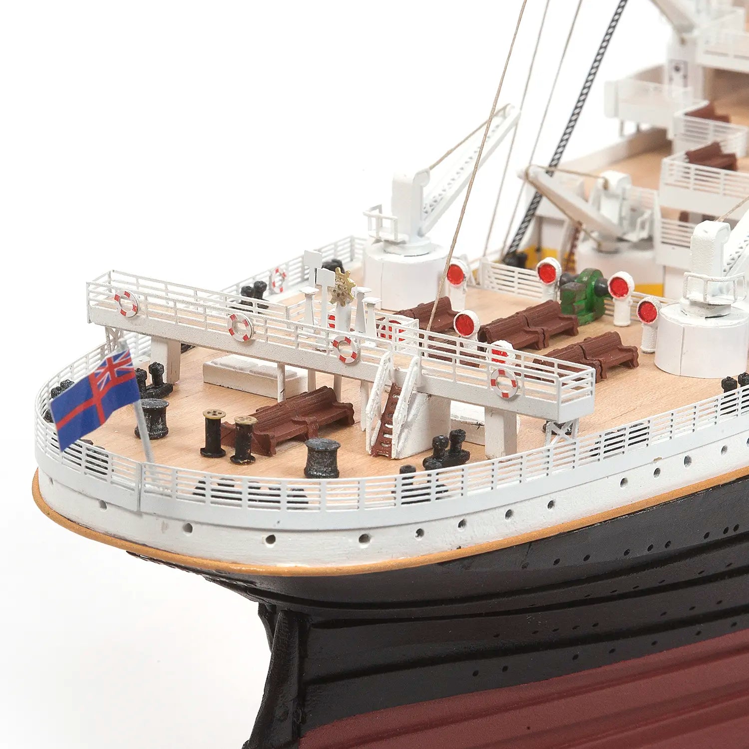Maqueta de barco de madera Titanic
