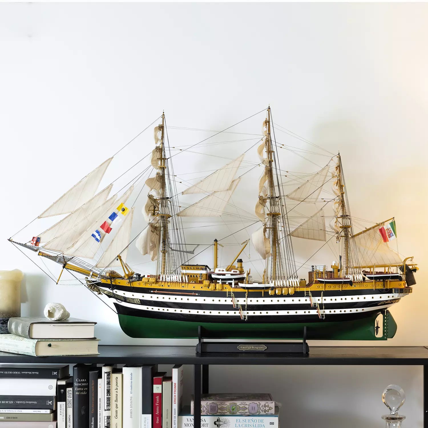 Maqueta de barco de madera Amerigo Vespucci