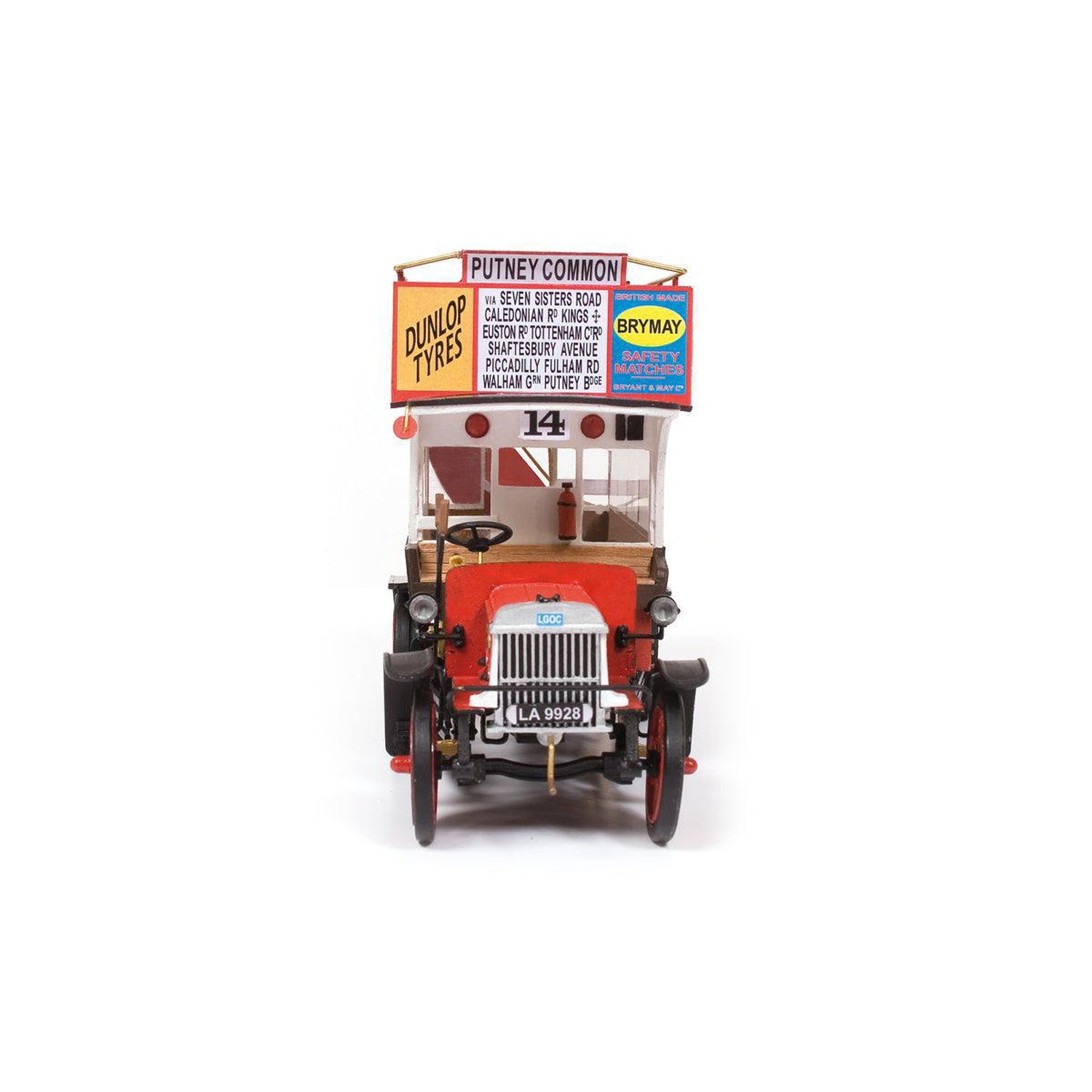 Maqueta de madera AEC bus B-type