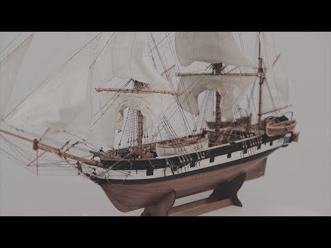 Maqueta de barco de madera HMS Beagle