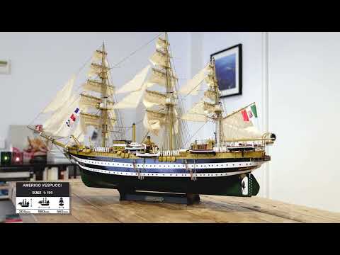 Maqueta de barco de madera Amerigo Vespucci Basic