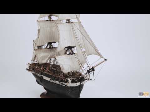 Maqueta de barco de madera HMS Terror