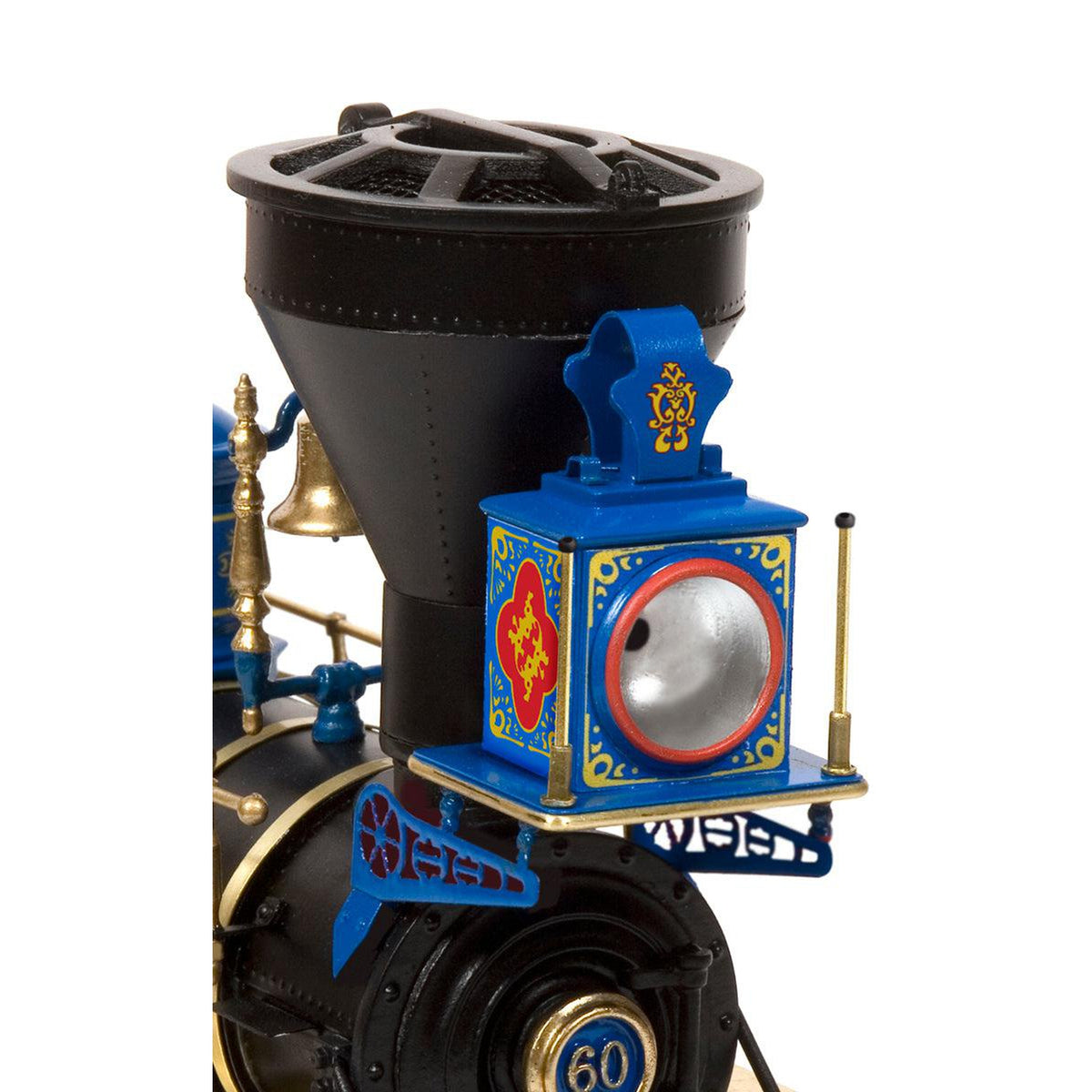 Maqueta de tren Jupiter de madera y metal