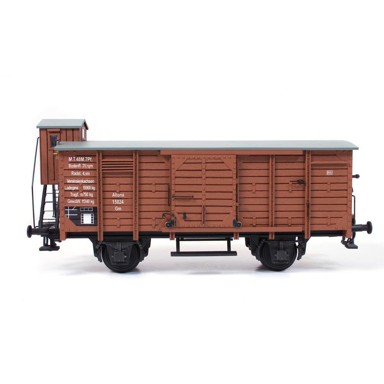 Maqueta de tren Wagon de madera y metal