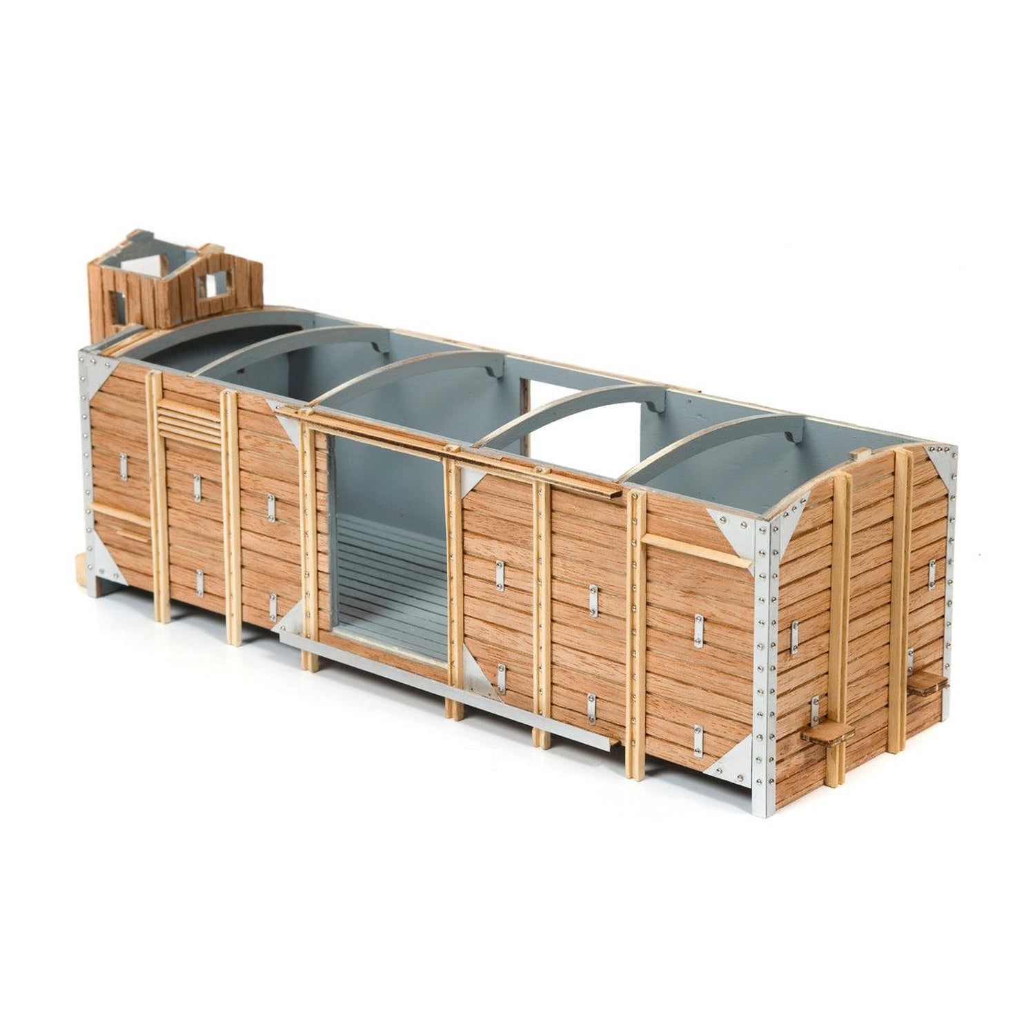 Maqueta de tren Wagon de madera y metal