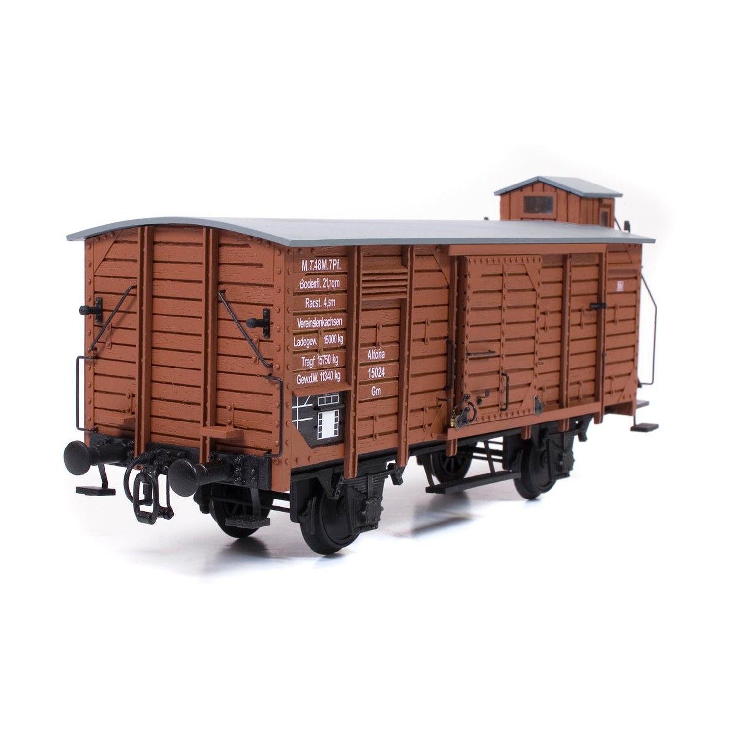 Maqueta de tren Wagon de madera y metal