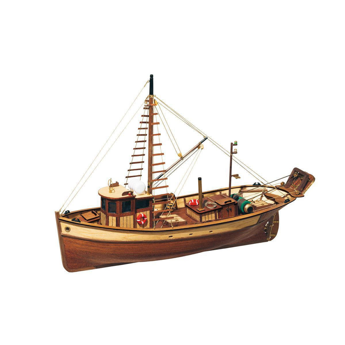 Maqueta de barco de madera Palamós