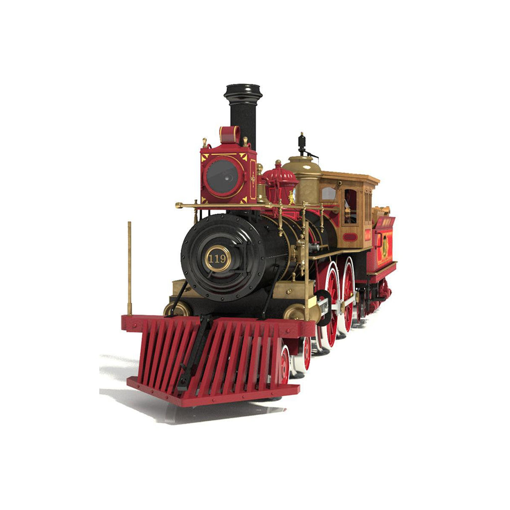 Maqueta de tren Rogers de madera y metal