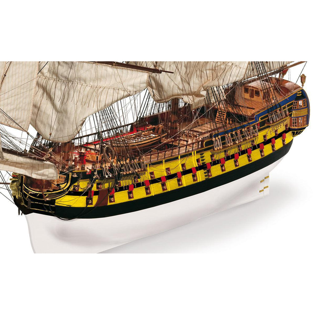 Maqueta de barco de madera San Ildefonso
